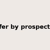 offer by prospectus是什么意思