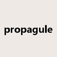 propagule是什么意思