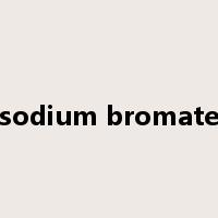 sodium bromate是什么意思