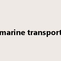 marine transport是什么意思