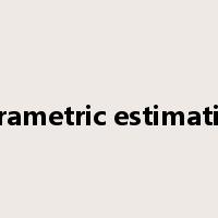parametric estimation是什么意思
