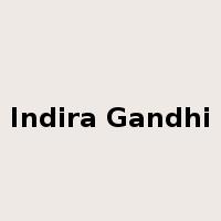 Indira Gandhi是什么意思