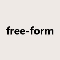 free-form是什么意思