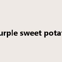 purple sweet potato是什么意思