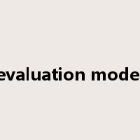 evaluation model是什么意思