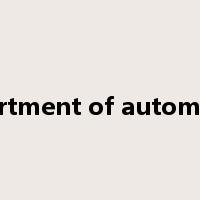 department of automation是什么意思