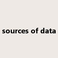 sources of data是什么意思