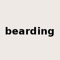 bearding是什么意思