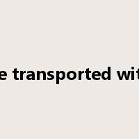 be transported with是什么意思