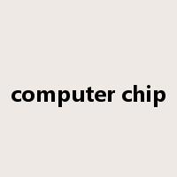 computer chip是什么意思