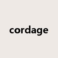 cordage是什么意思