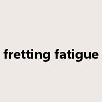 fretting fatigue是什么意思
