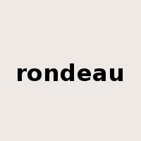 rondeau是什么意思