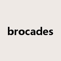 brocades是什么意思