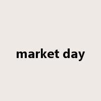 market day是什么意思