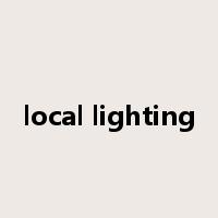 local lighting是什么意思