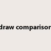 draw comparison是什么意思