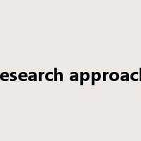research approach是什么意思