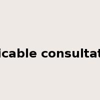 amicable consultation是什么意思