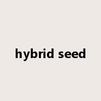 hybrid seed是什么意思