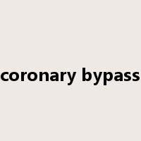 coronary bypass是什么意思