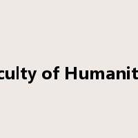 Faculty of Humanities是什么意思