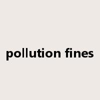 pollution fines是什么意思