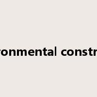 environmental constraints是什么意思