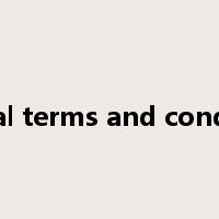 general terms and conditions是什么意思
