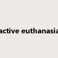active euthanasia是什么意思