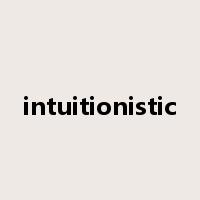 intuitionistic是什么意思