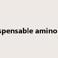 indispensable amino acid是什么意思