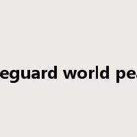 safeguard world peace是什么意思