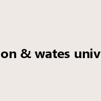johnson & wates university是什么意思