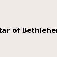Star of Bethlehem是什么意思