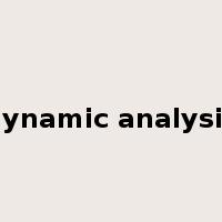 dynamic analysis是什么意思