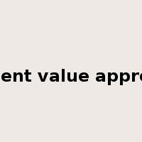 present value approach是什么意思