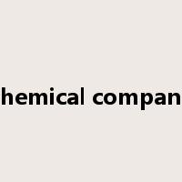 chemical company是什么意思