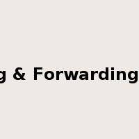 Clearing & Forwarding Agents是什么意思