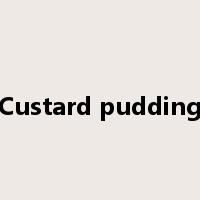 Custard pudding是什么意思