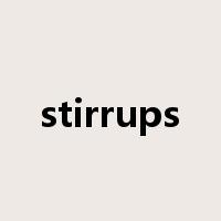 stirrups是什么意思