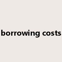 borrowing costs是什么意思