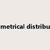 symmetrical distribution是什么意思