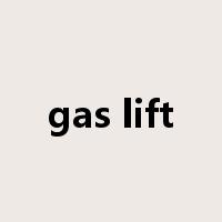 gas lift是什么意思