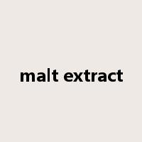 malt extract是什么意思