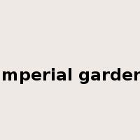 imperial garden是什么意思