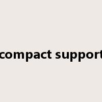 compact support是什么意思