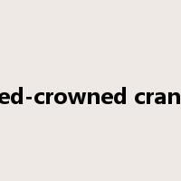 red-crowned crane是什么意思