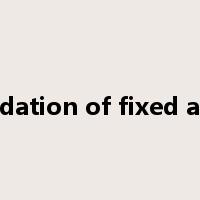 Liquidation of fixed assets是什么意思
