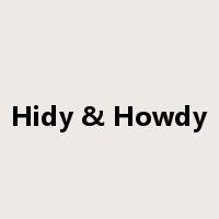 Hidy & Howdy是什么意思